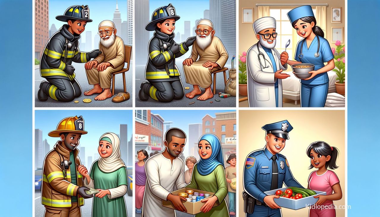 Helping in Need: Charity Work