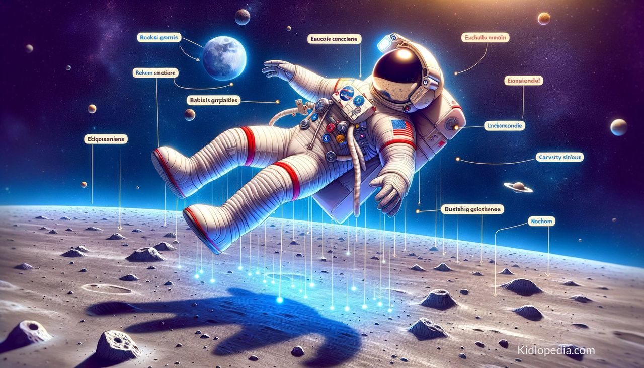 Why There is No Gravity on the Moon?