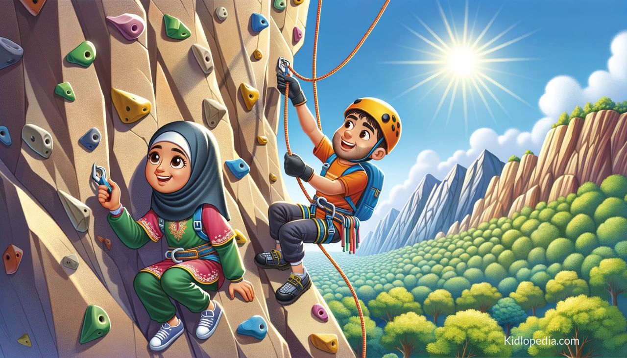 Scaling Heights: Rock Climbing