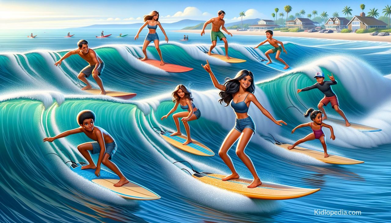 Riding Waves: Surfing